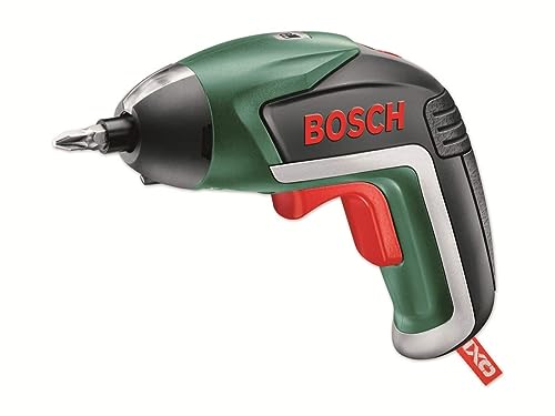 Bosch Akkuschrauber IXO (5. Generation, 10 Bits, USB Ladegerät, Dose, 3,6 Volt, 1,5 Ah)