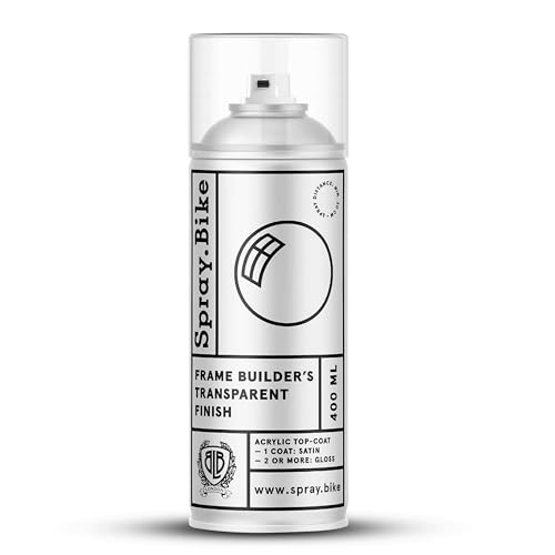 SPRAY.BIKE Fahrrad Lackspray - Vorbereiten & Vollenden Kollektion Transparent Finish (Klarlack -...