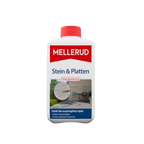 MELLERUD Stein & Platten Imprägnierung | 1 x 1 l | Langanhaltender Schutz vor Schmutz und Nässe...