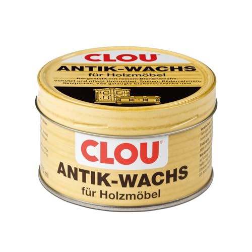 Clou Antik-Wachs, farblos: Möbelwachs mit naturreinem Bienenwachs, für antike Möbel und...