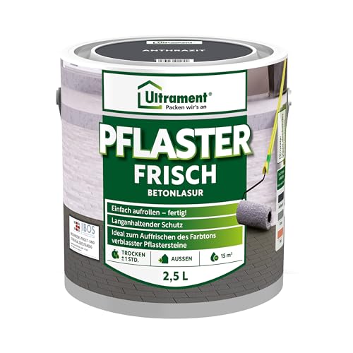 Ultrament Pflaster Frisch, Betonlasur (Anthrazit, 2,5 Liters)