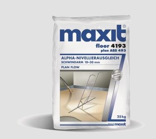 maxit floor 4193 - Calciumsulfat-Dünnestrich | 25kg | Fließestrich, Estrich für den Verguss von...