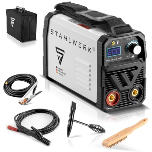 STAHLWERK ARC 200 MD IGBT - Schweißgerät DC MMA/E-Hand/Lift-TIG Welder mit echten 200 Ampere sehr...