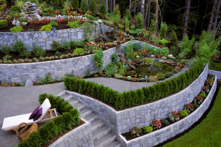 Im Garten Eine Steinmauer Errichten Diese Moglichkeiten Haben Sie