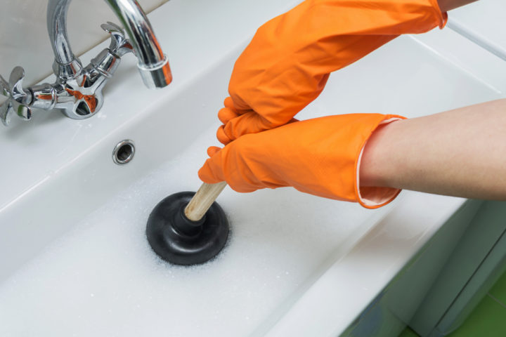 Elegantes Wasser Läuft Nicht Ab Dusche Bilder